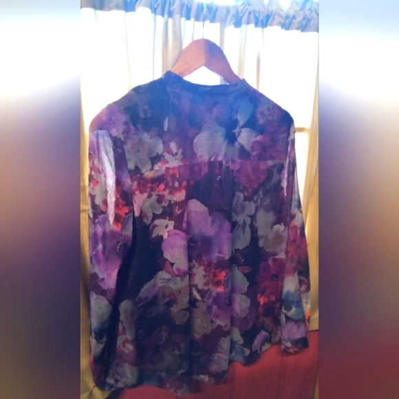 CJ Banks Ruffle Blouse - Picture 2 of 5